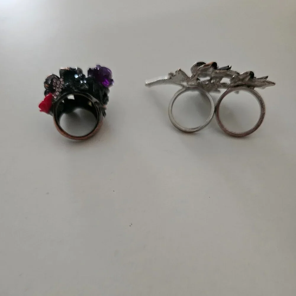 Two Flower Rings - Picture 2 of 3